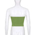 Sleeveless Knitted Crop Tops Green Sexy Basic Patchwork 2023 Summer Casual Cami Backless Y2k Vintage Tank Top Women